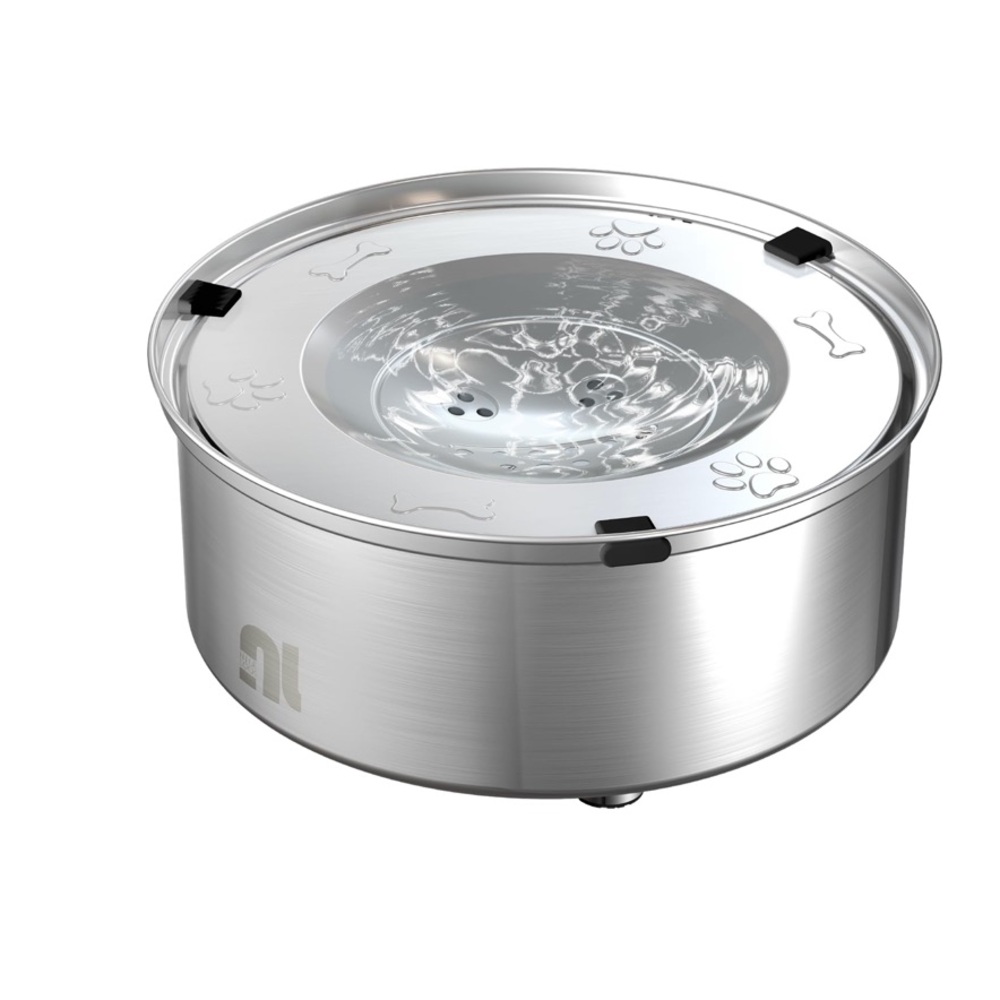 Stainless-Steel No Spill and No Splash Dog Water Bowl